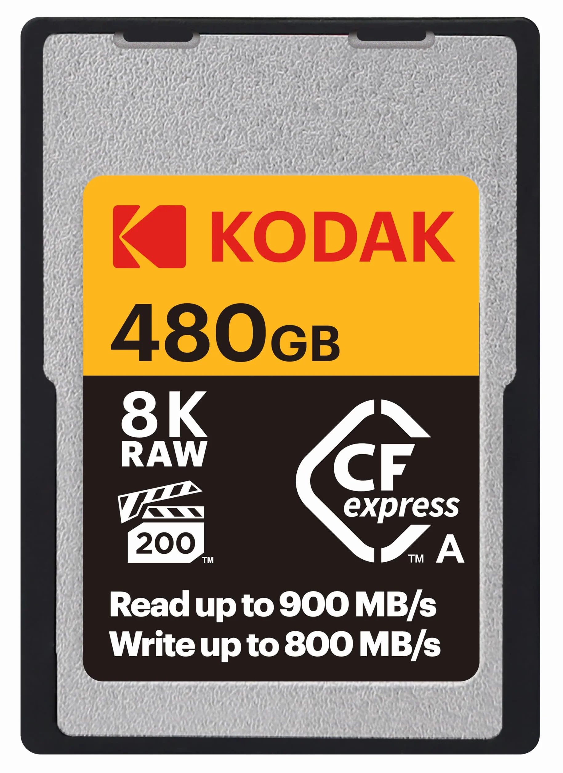 Kodak - Karta CFexpress typu A 480GB - duża prędkość 1700 MBps - Kompatybilna z aparatami fotograficznymi i wideo 8K/4K - 6 g - Niezawodne i szybkie przechowywanie dla profesjonalistów