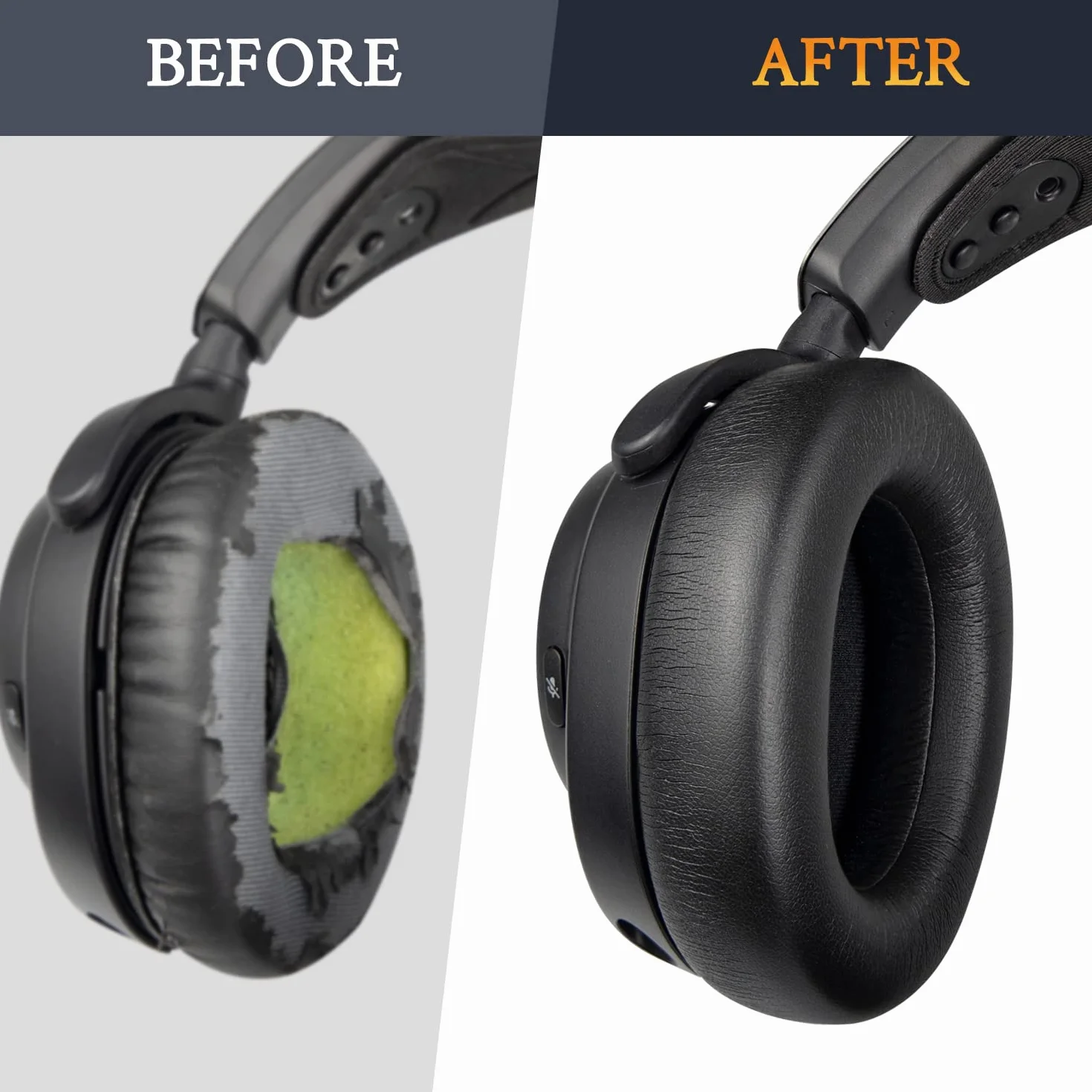 SOULWIT Nauszniki do Arctis Nova Pro Wired, Nova 7/5/4/3/1 – czarne | (Nie pasuje do Nova Pro Wireless), do Arctis Nova Pro Wired, Nova (1/1X/1P/3/3P/3X/4/4P/4X/5/5P/5X/7/7X/7P) słuchawek