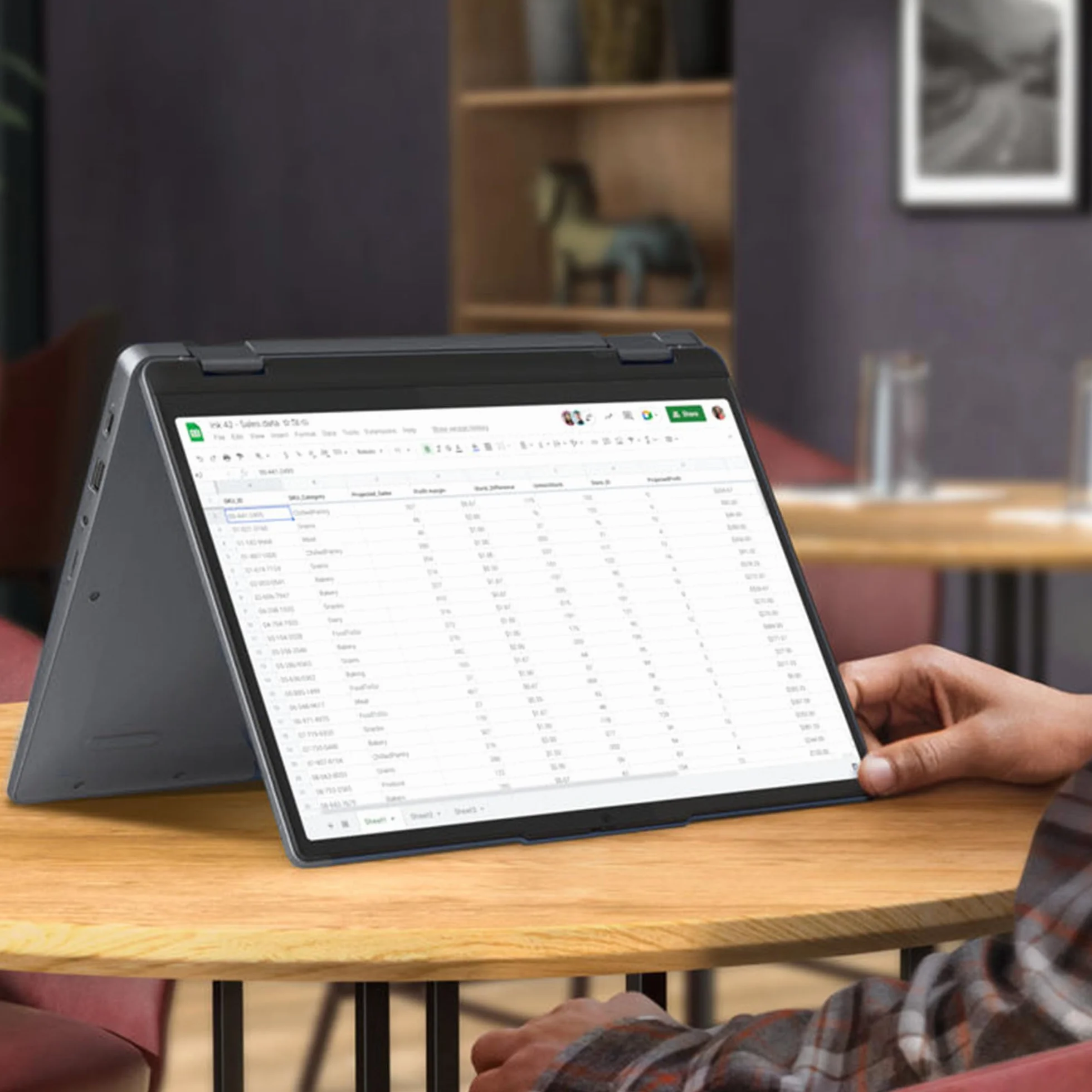 Lenovo IdeaPad Flex 5 Notebook 14" wyświetlacz WUXGA (1920 x 1200) IPS, AMD Ryzen 5 7430U, pamięć RAM 16 GB, 512 GB SSD, Windows 11 Home, w zestawie cyfrowy Lenovo - Arctic Grey