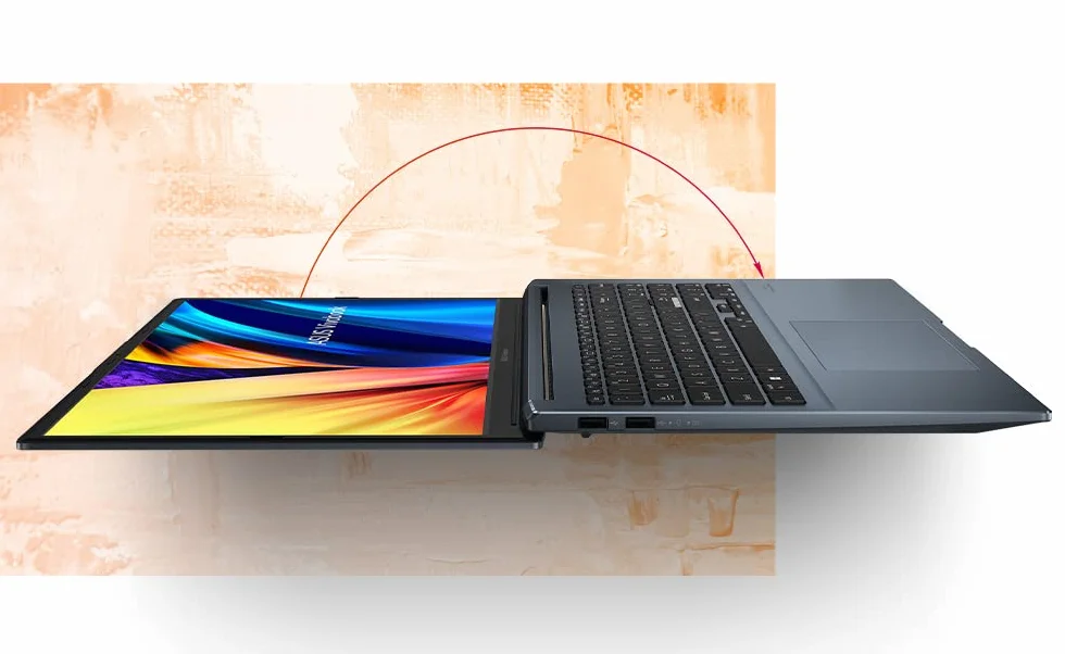 ASUS Vivobook Pro 15 M6500RC-HN058W notebook z ekranem 15,6" FHD Glossy, AMD Ryzen 7 6800H, RAM 16 GB, 512 GB SSD PCIE, NVIDIA GeForce RTX 3050, 4 GB GDDR6, Windows 11 Home, srebrny
