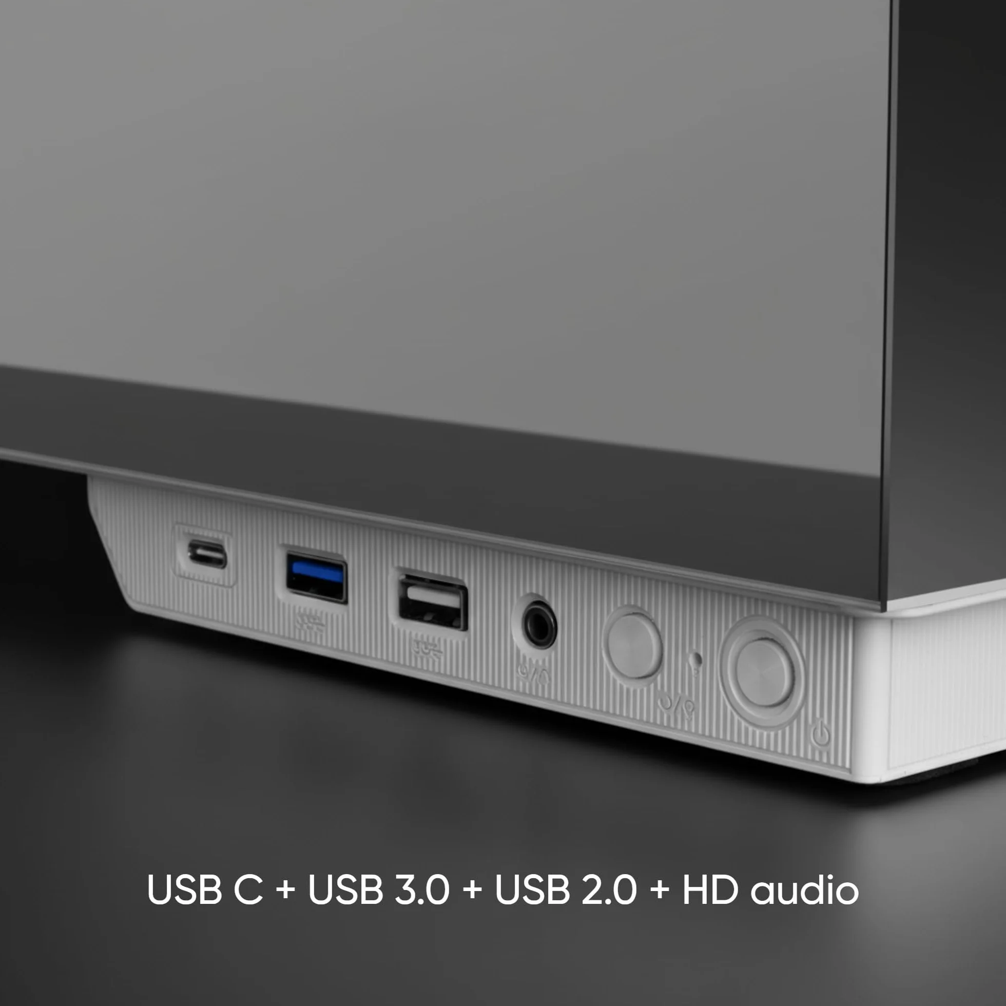 Mars Gaming MC-PULSAR, Obudowa Gaming ATX, Przedni Wyświetlacz LCD w Czasie Rzeczywistym, Podwójne Szkło Hartowane z Przodu i z Boku, System Okablowania CABLEHATCH, Chłodzenie Cieczą do 240mm, Biały