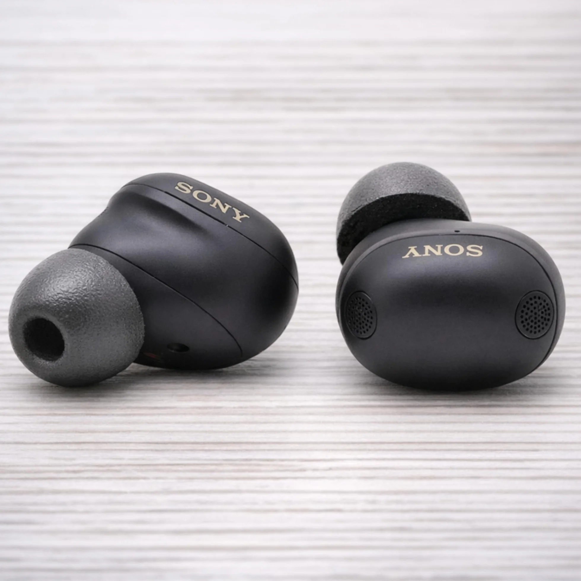 Comply 35-42332-11 Końcówki Słuchawkowe z Pianki z Pamięcią Kształtu do Sony True, Czarny, 2 Sztuki