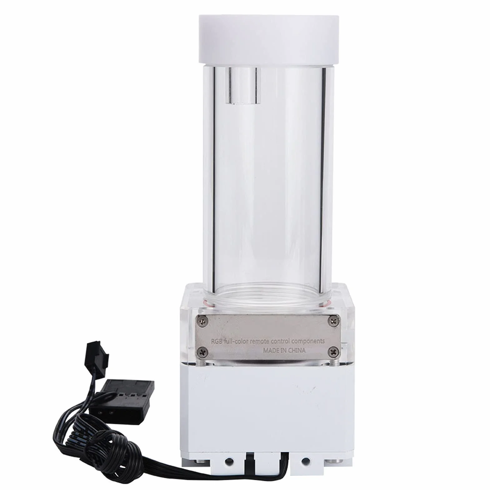 Generic Zintegrowana Konstrukcja Pompy Wodnej do Komputera 650L/H Szybkie Odprowadzanie Ciepła w Systemie Chłodzenia Komputera i Zestawach do Gier (17cm)