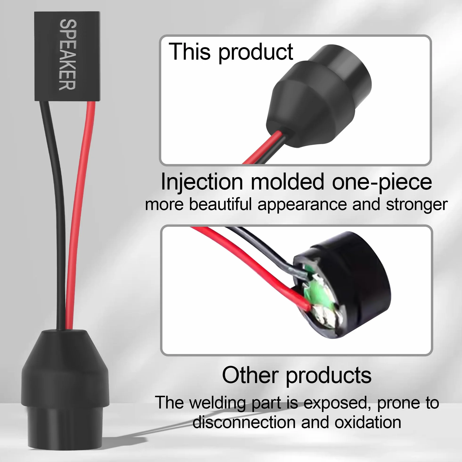 Płyta główna do komputera stacjonarnego z głośnikiem wewnętrznym 2-pinowy mini plug Speaker 6,5 cm 3 sztuki