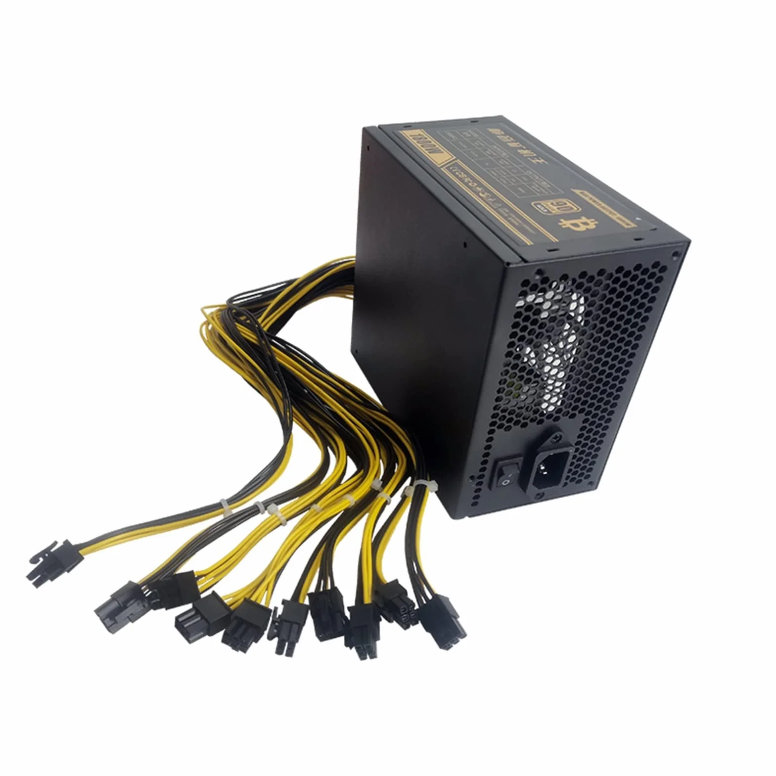 1800 W 2000 W Bitcoin Mining PSU zasilacz PC komputer platforma górnicza 8 GPU ATX Ethereum Coin 12v 6pin zasilacz