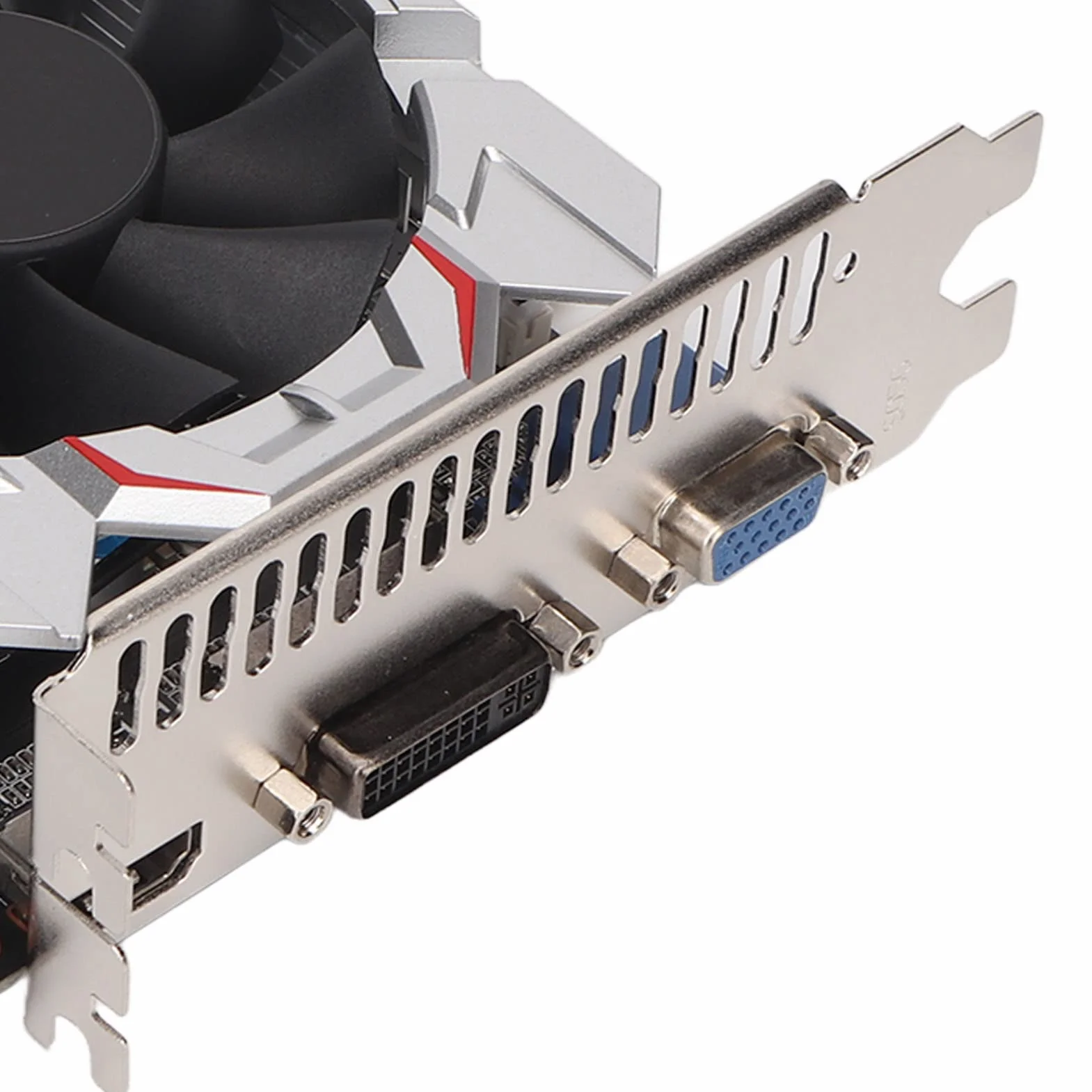 GTX750Ti karta graficzna do gier 2G, GDDR5 128BIT 1072 MHz karta graficzna GPU z dwoma wentylatorami, stacjonarna karta graficzna do obudowy komputera (GTX750Ti 2G D5)