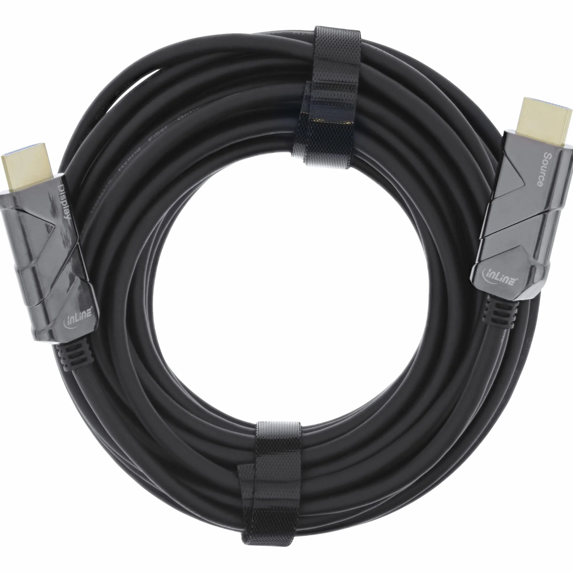 InLine® Kabel HDMI AOC, kabel Ultra High Speed HDMI, 8K4K, czarny, 30 m