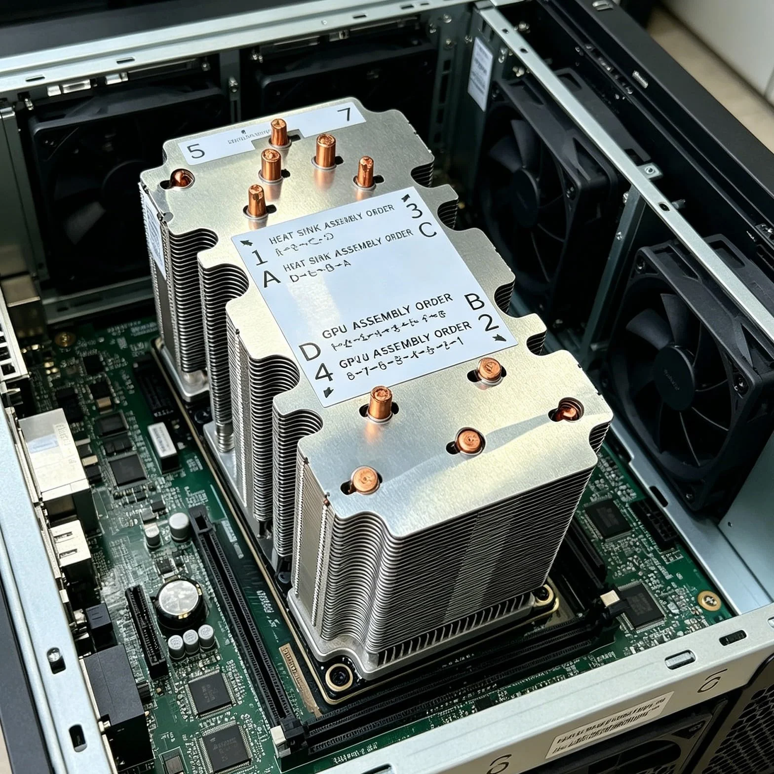 Serwerowe chłodziarki GPU radiator metalowa część chłodząca do V100 P100 SXM2 stacja robocza naprawa sprzętu montażowego