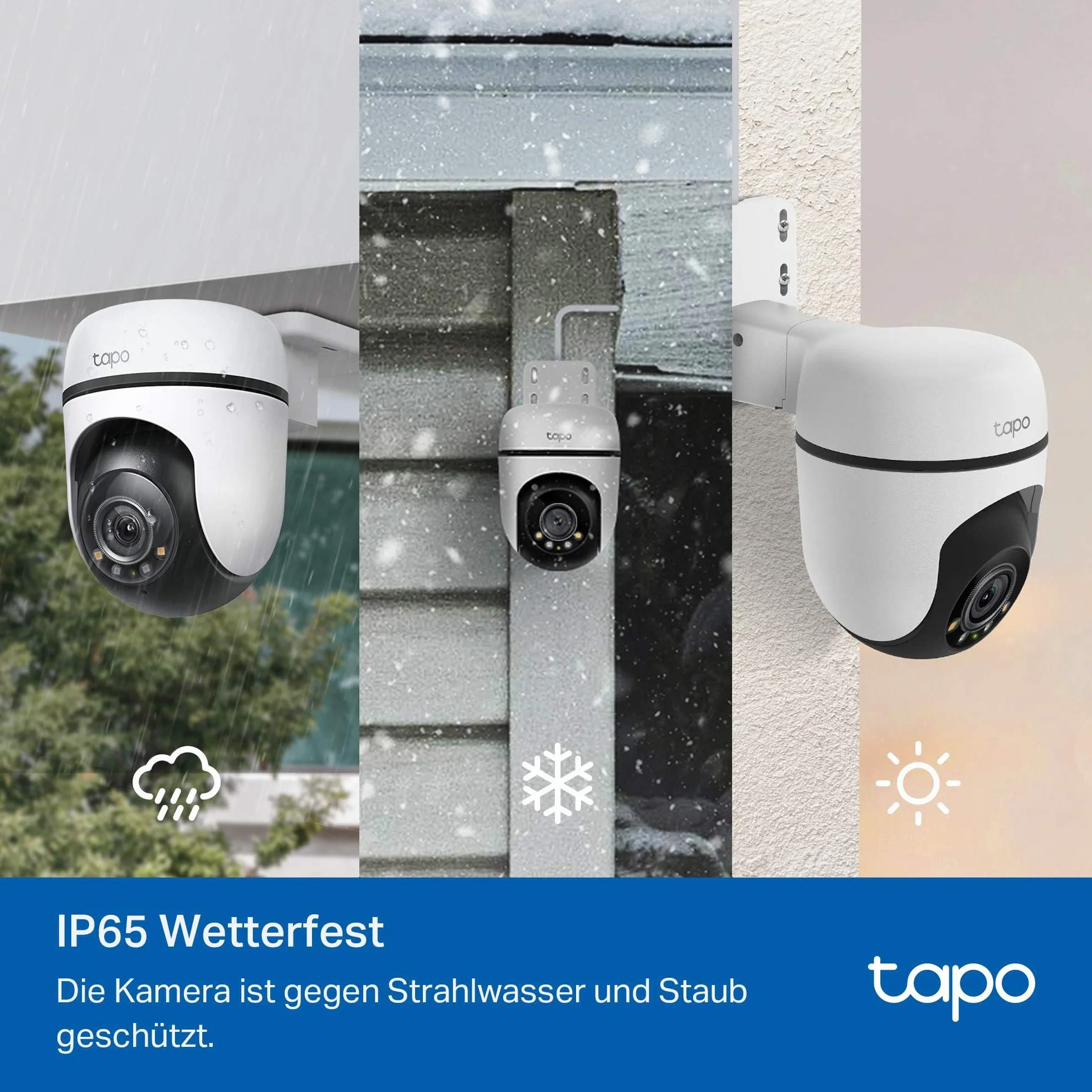 TP-Link Tapo C51A | Kamera zewnętrzna Wi-Fi 3MP z kolorowym trybem nocnym | Detekcja AI | Dwukierunkowe audio | IP65 | Kompatybilna z Alexa i Google Home