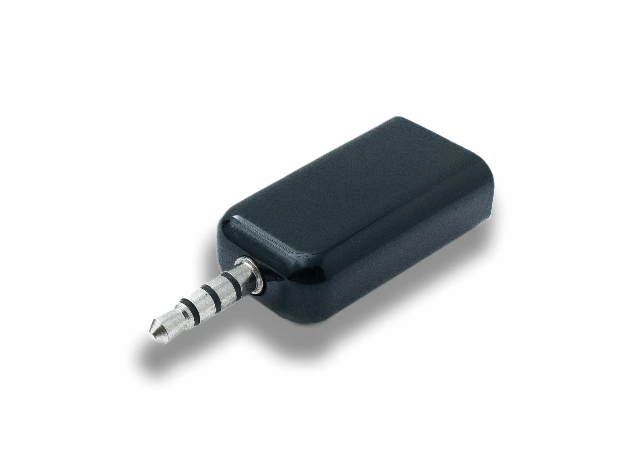 SYSTEM-S Adapter audio USB 3,5 mm wtyczka jack do gniazda 2.0 typ A kabel AUX w kolorze czarnym