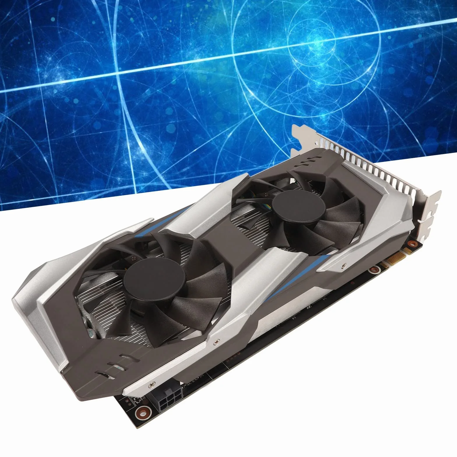 Karta Graficzna GTX960 4GB, GDDR5 128BIT 1152MHZ 7012MHZ Karta Graficzna do Gier, częstotliwość 1024SP Podwójny Wentylator Komputer Stacjonarny Dyskretna Karta Graficzna do Gier (GTX960 4B)