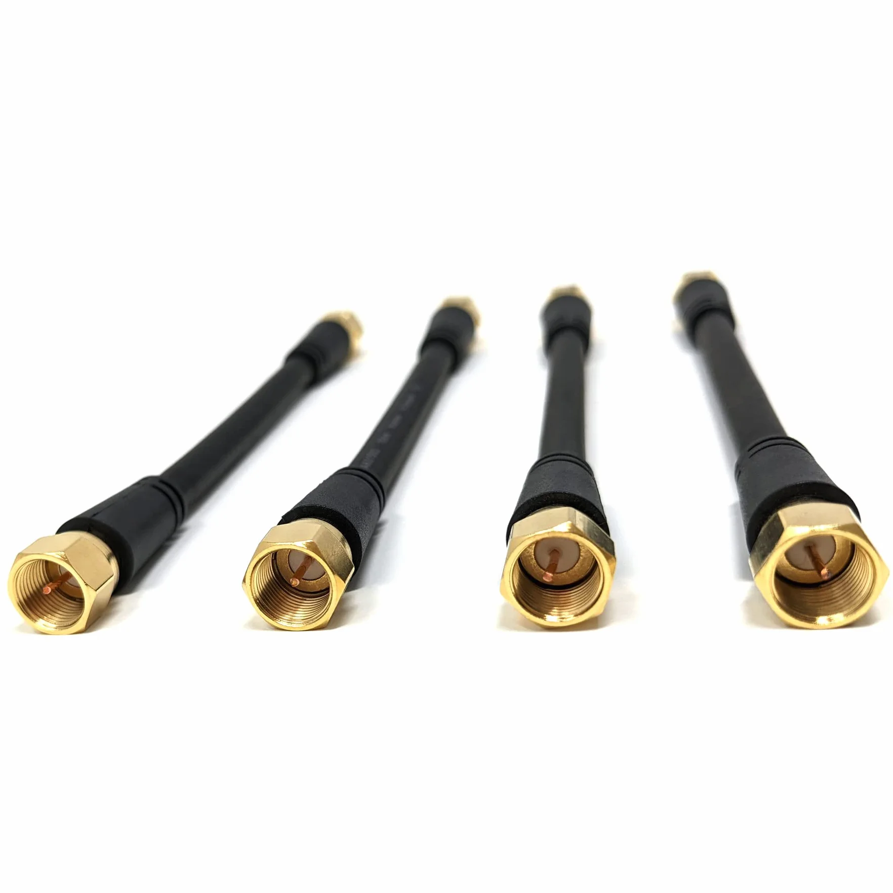 Satix Kabel koncentryczny krosowy z wtyczką F 25 cm 4 sztuki