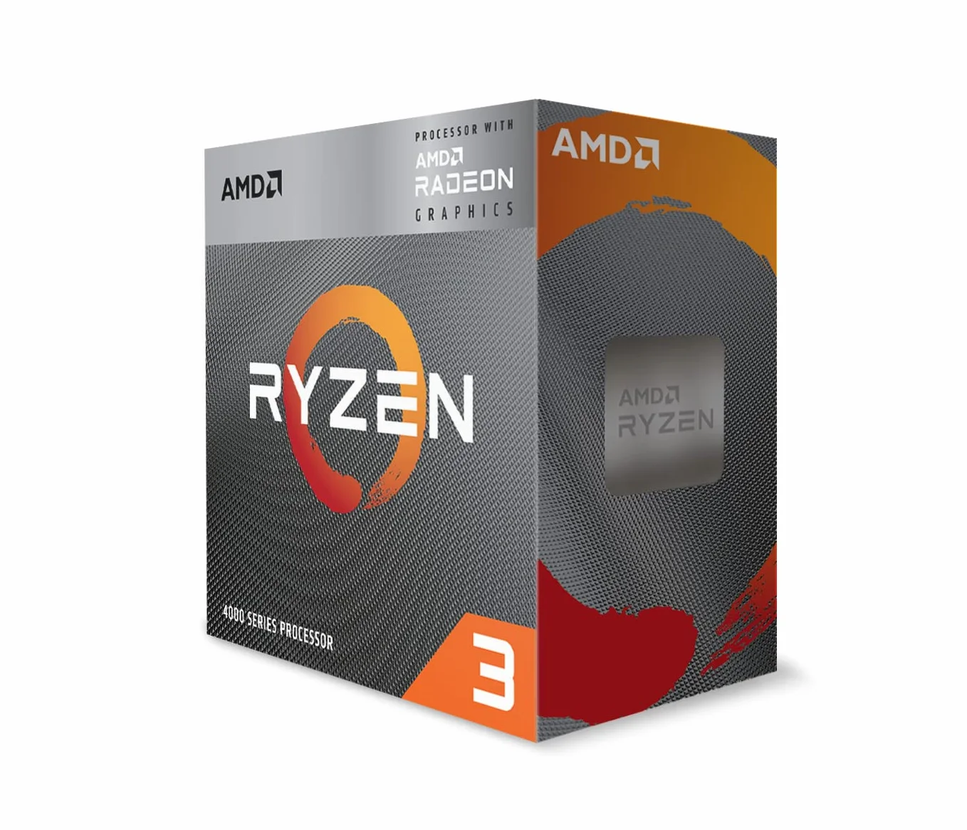 Procesor AMD Ryzen 3 4300G (zintegrowany układ graficzny Radeon, 4rdzeni/6wątków, 65W DTP, gniazdo AM4, 6MB pamięci podręcznej, do 4,0Ghz w trybie Max Boost, system chłodzenia Wraith Stealth)