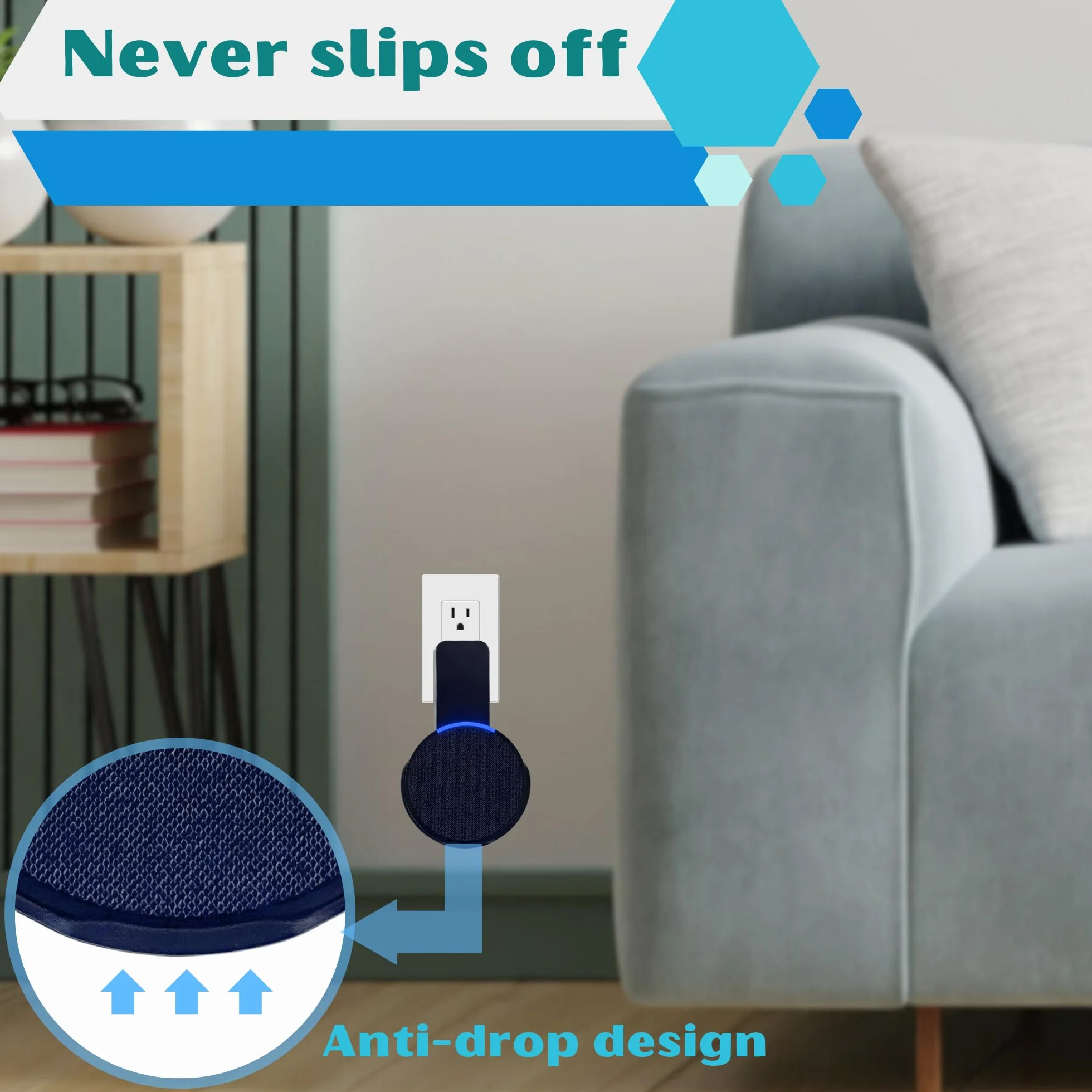 Sintron Smart Home uchwyt ścienny do Google & Pop (czarny)