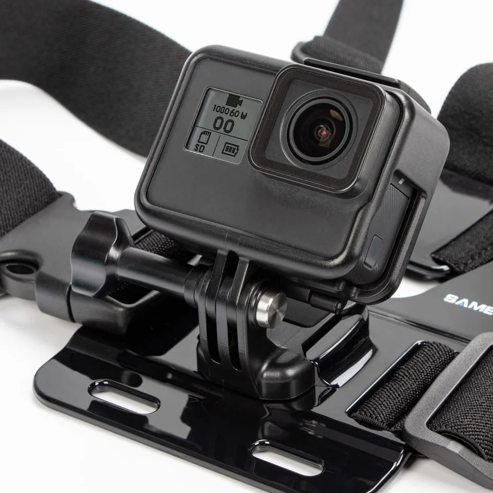 Chesty Opaska na Głowę Uchwyt Mocowanie Klatkę Piersiową do GoPro | Zestaw Pas Piersiowy Head Strap, do Go Pro Hero 13 12 11 10 9 8 7 6 5 Max Mission Session AKASO DJI Osmo Kamery Sportowe