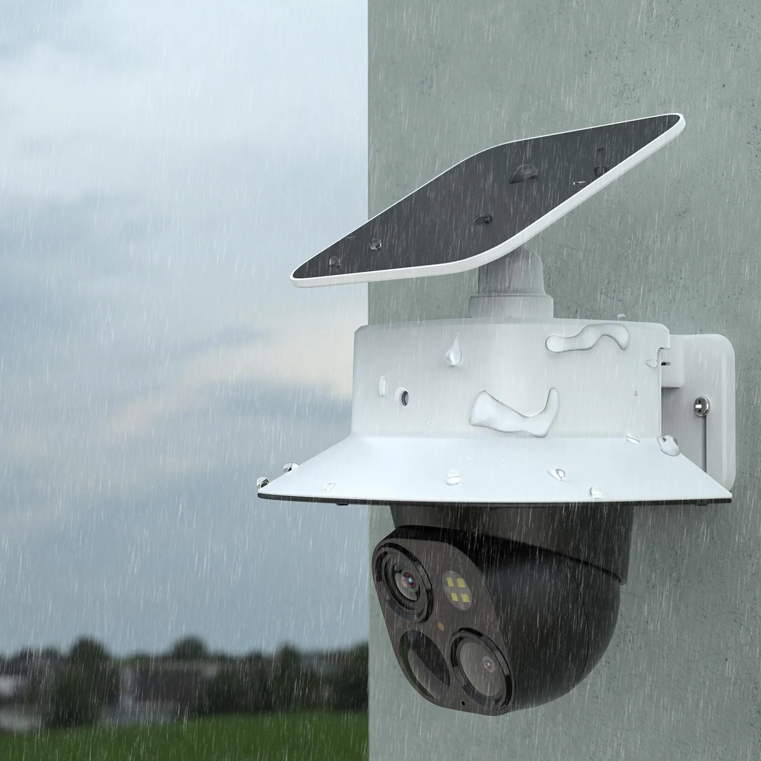 HOLACA Sun Rain Shade osłona kamery do eufy Security SoloCam S340, DF-1201