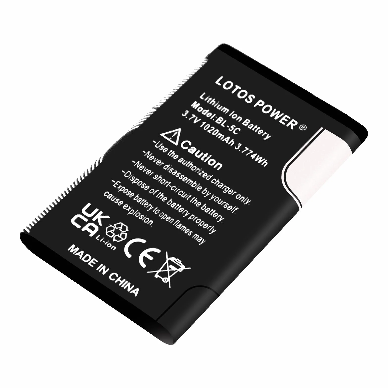 2 szt. bateria 1020 mAh BL-5C/BL5C/BL 5C, do Nokii 6230, 6330, 6263, 6267, 6270, 6555, 6600, 6630, 6670, 6680, 6681, 6682, 6820