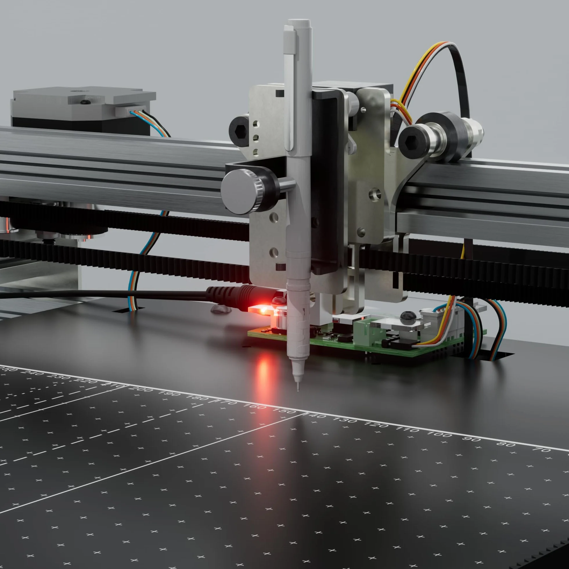 iDraw H SE robot rysunkowy dla artystów, ploter piórkowy, ploter XY, solidna maszyna do rysowania ręcznego z płytą podstawową, obszar roboczy A5-A3, wszystko w designie