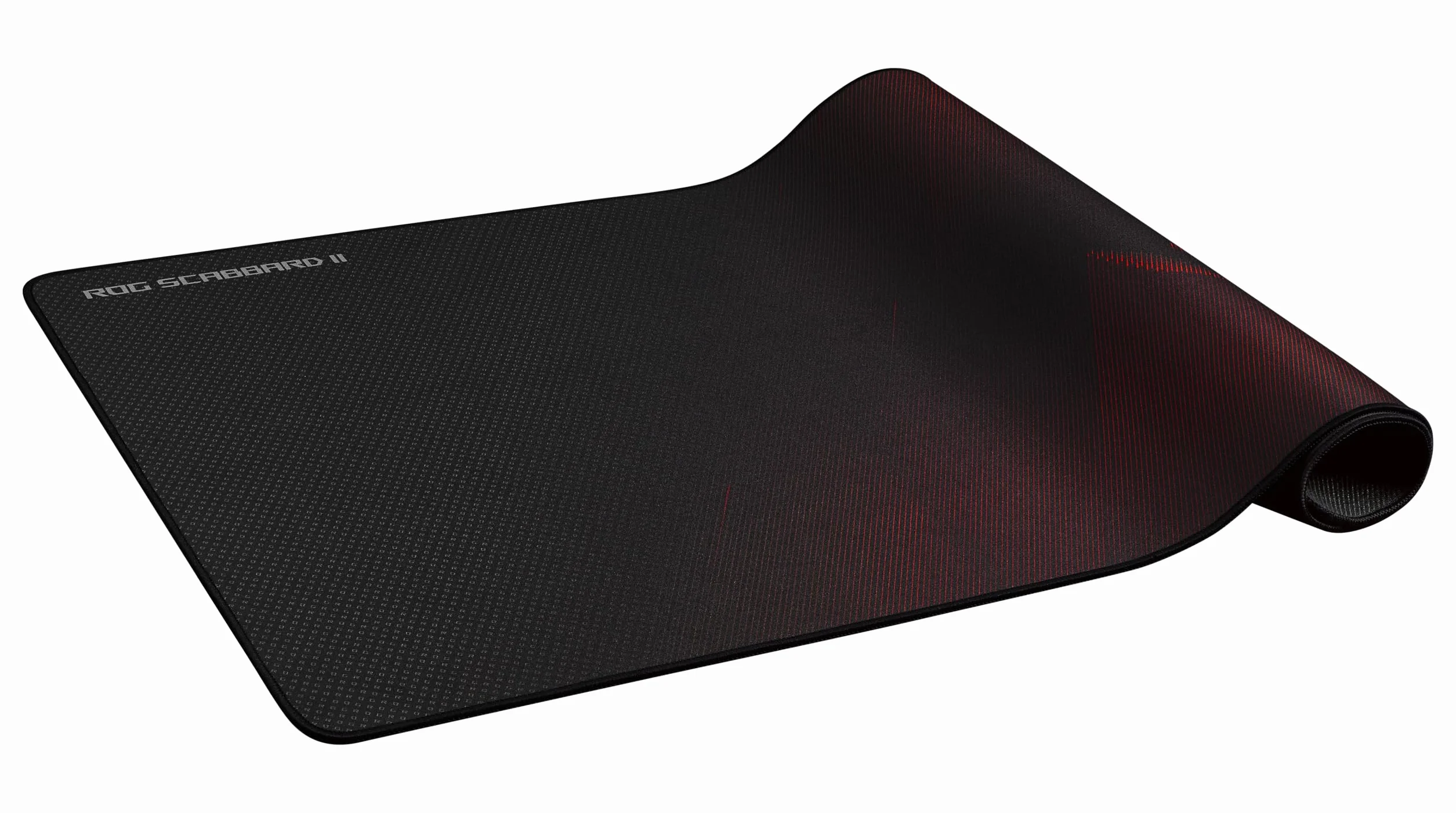 ASUS ROG Scabbard II podkładka pod mysz do gier, nanotechnologia Smooth Glide Tracking, powłoka ochronna do wody, oleju, pyłoszczelna powierzchnia, płaskie szwy antyray, antypoślizgowa gumowa podstawa