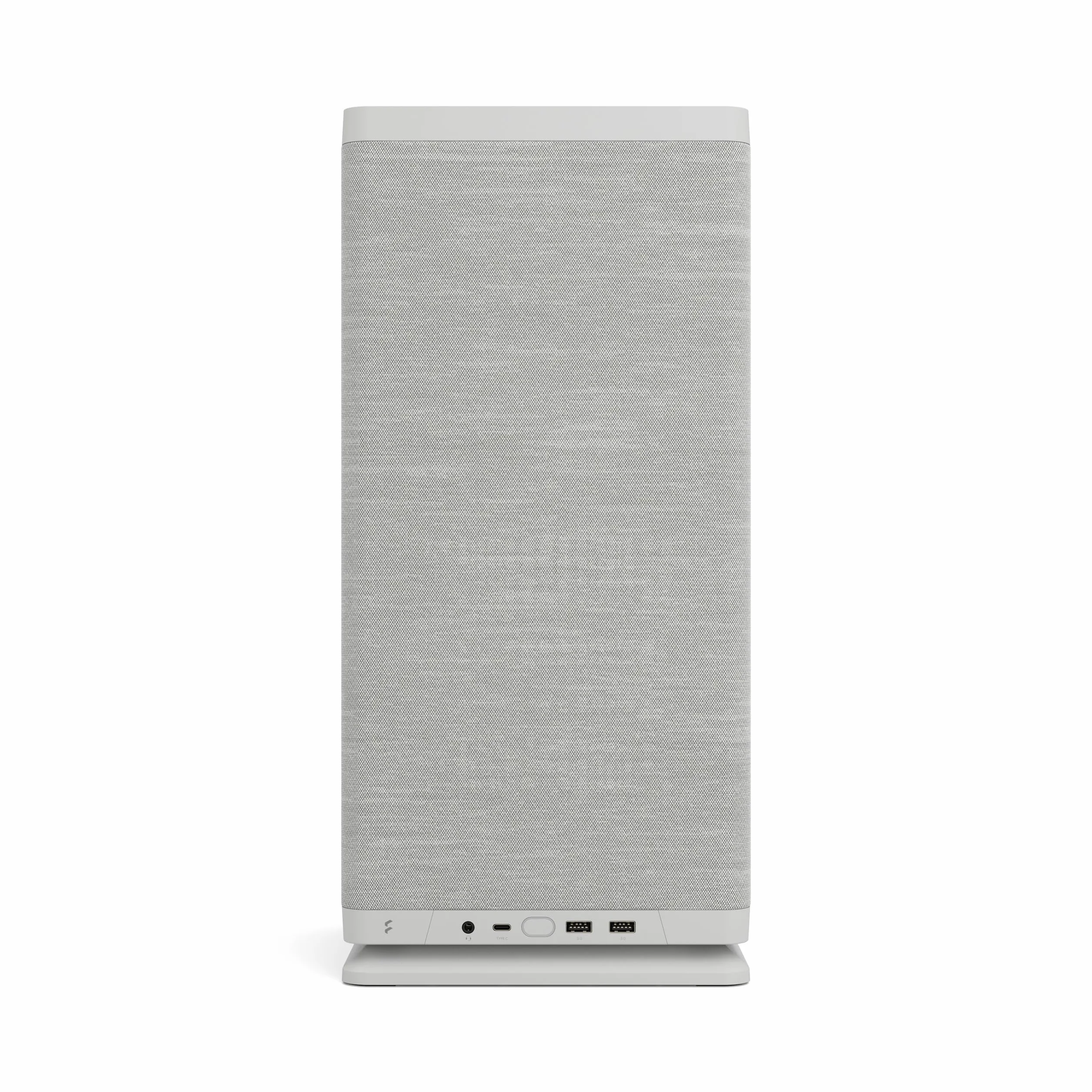 Fractal Design Mood Light Gray PC Case - elegancka konstrukcja tkaniny, górny wentylator 180 mm, ukrywa kartę graficzną 325 mm, kompatybilność z płytą główną m-ITX, łatwy dostęp, wydajne chłodzenie