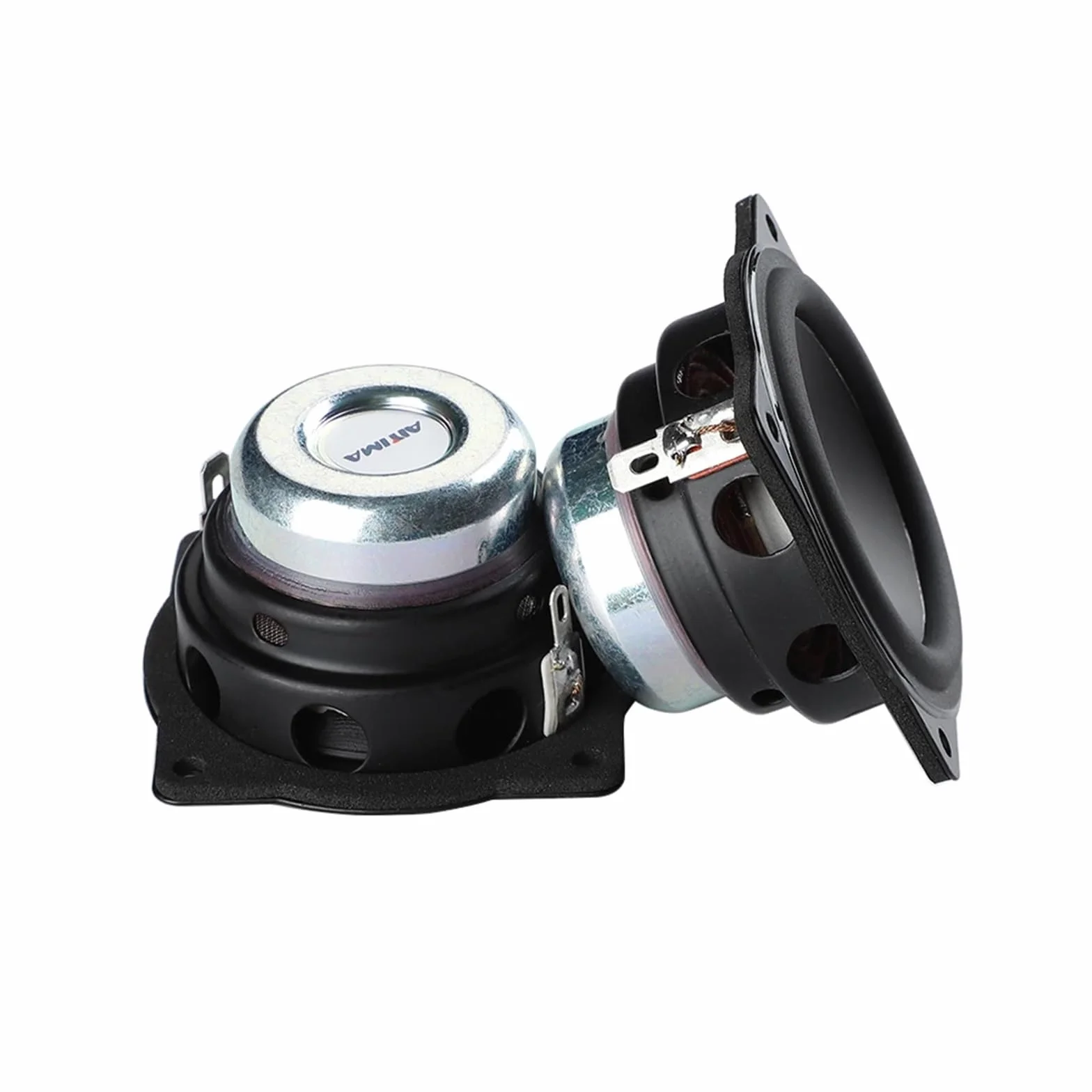 Zestaw 2 mini przenośnych głośników audio 2 cale, 4 omy, 20 W, pełny asortyment, do kina domowego DIY, kompatybilny z Bluetooth.