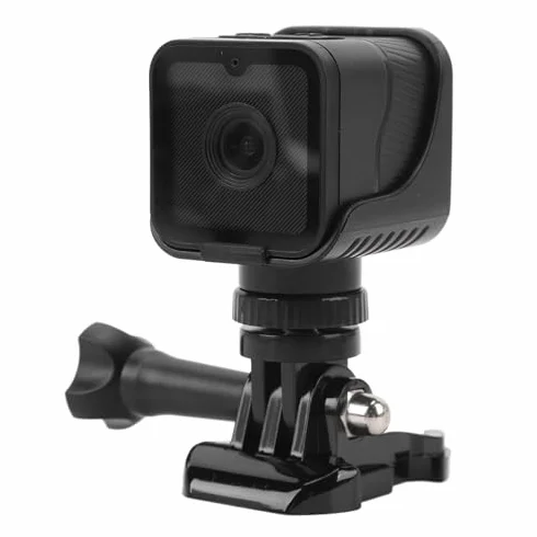 Kamera Rowerowa na kierownicę, Rowerowa Kamera Wideo 1080P z Zabezpieczeniem Przed Wstrząsami, Kamera Sportowa o Szerokim Kącie Widzenia 120°,Kamera Sportowa, Wodoodporna Kamera