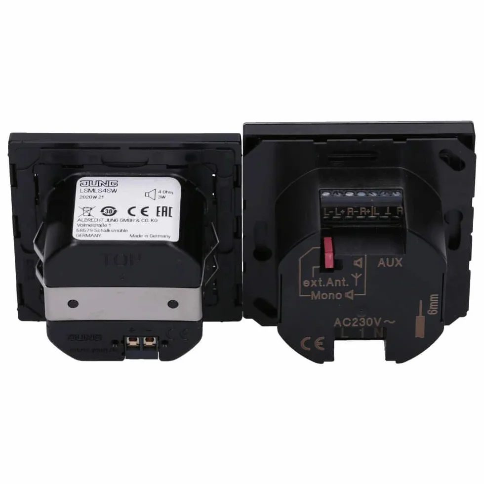 Jung Radio cyfrowe DAB+ DAB LS1 BT SW Bluetooth SetMono1LS Radio 4011377172678