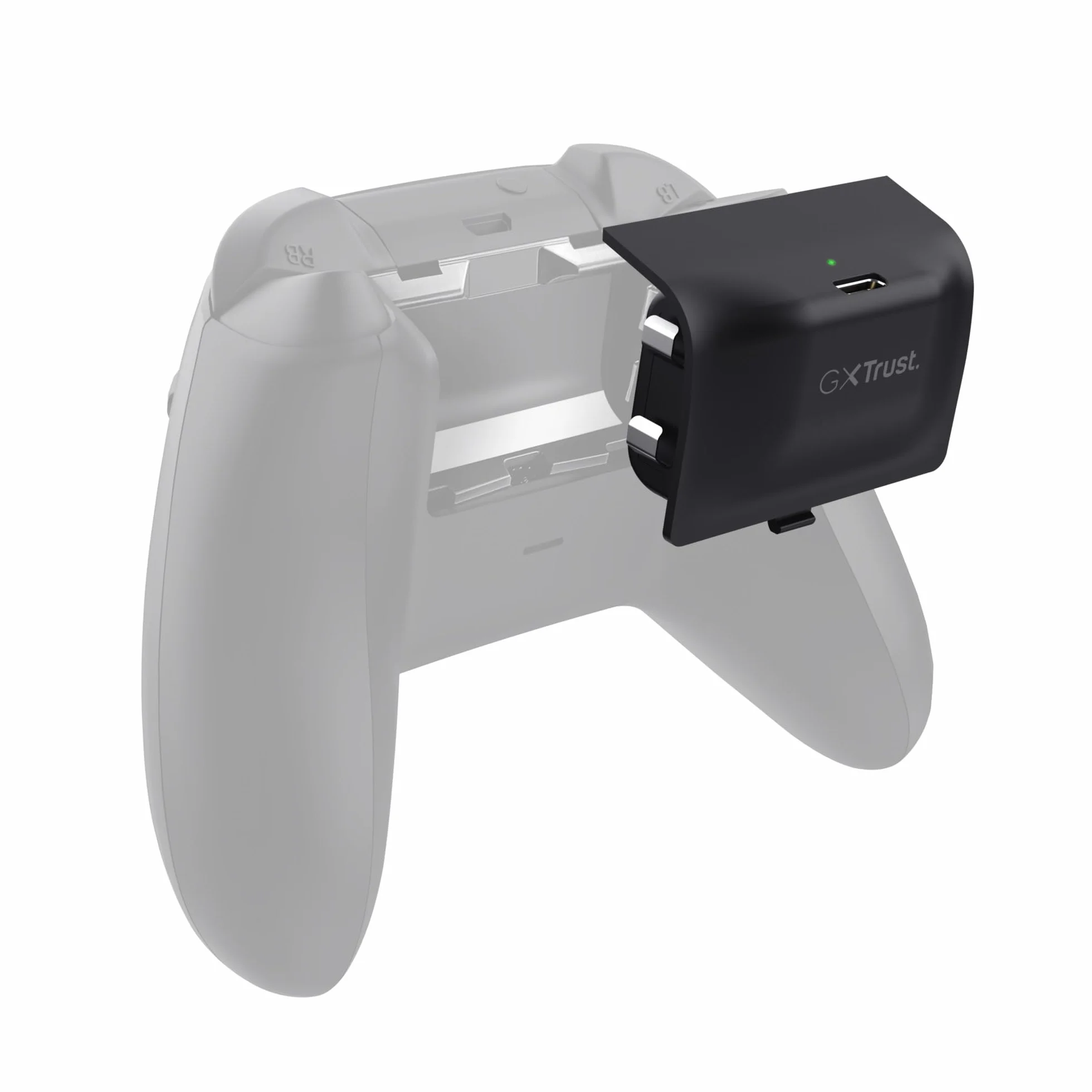 Trust Gaming GXT 246 Avado Xbox Controller z akumulatorem do konsoli Xbox Series X/S, ładowarka z kablem USB-C 3 m, 20 godzin gry, ładowarka Gamepad Play