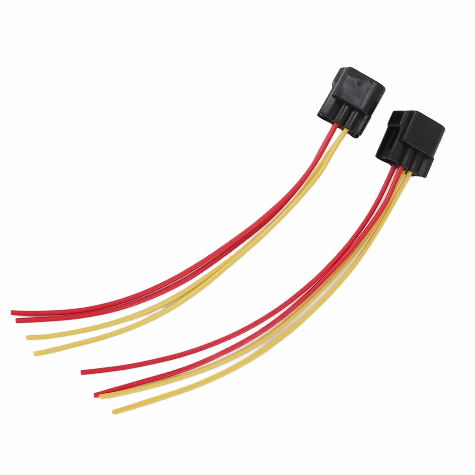 Wtyczka Złącza Elektromagnetycznego dla TL1000 SV650, 2 szt. Wtyczka Przekaźnika Elektromagnetycznego Rozrusznika Wtyczka do Wiązki Przewodów Złącze Elektryczne Wymiana Wtyczki