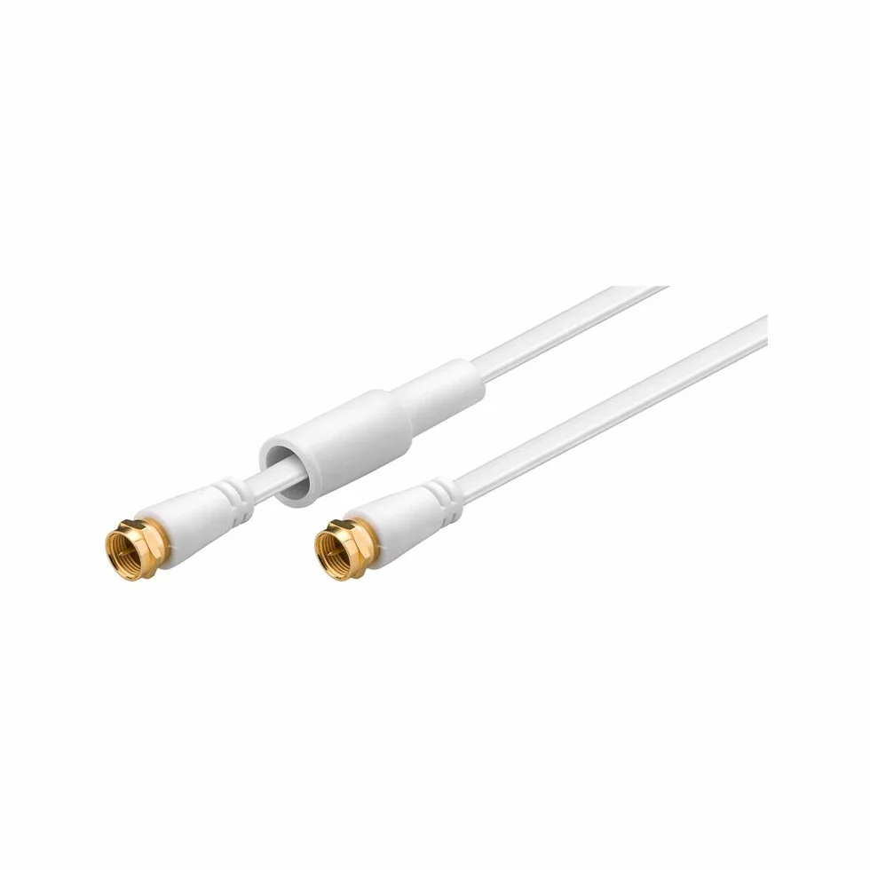 Goobay płaski kabel antenowy SAT 80 dB 2x ekranowany odporny na warunki atmosferyczne