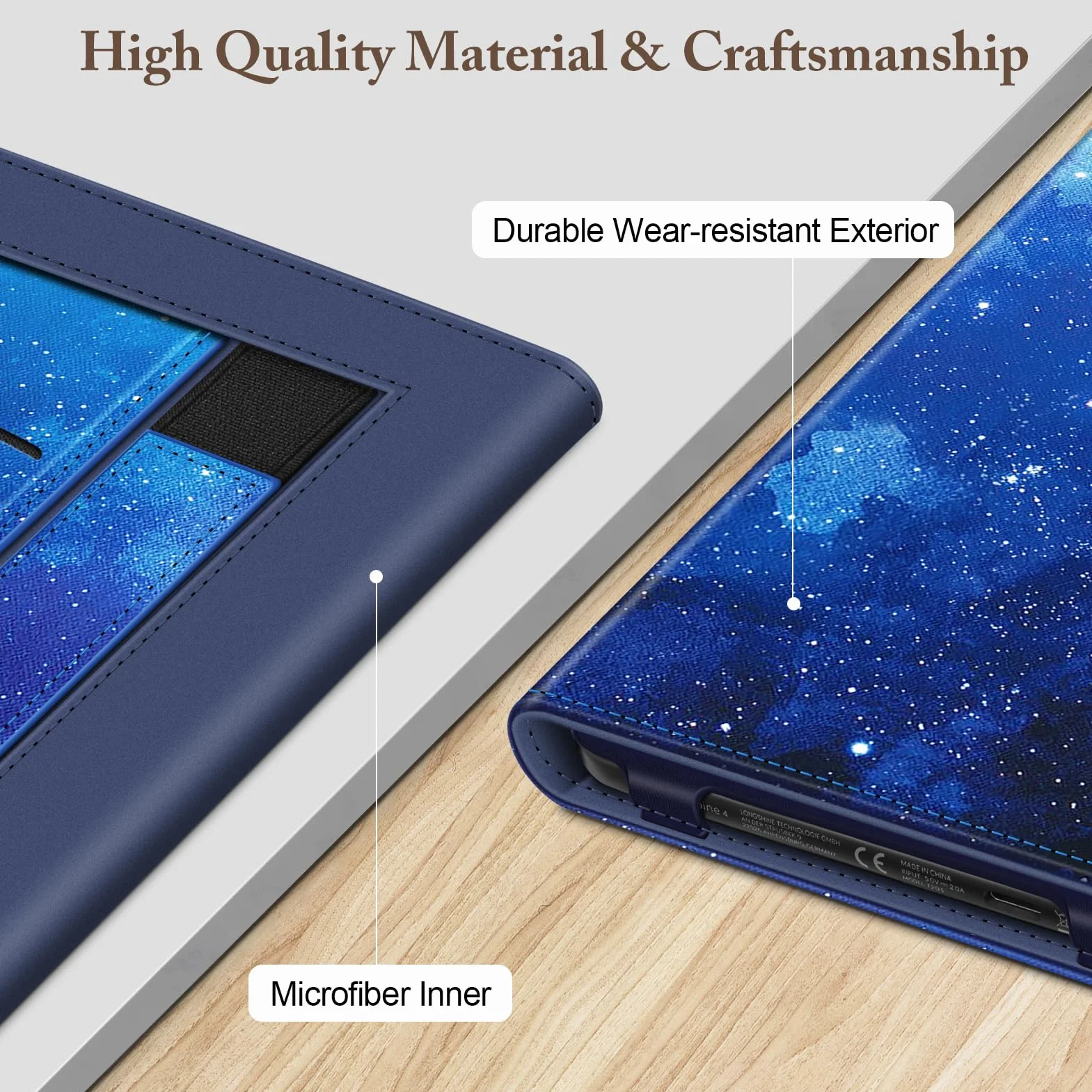 FINTIE Etui stojące do 6" Kobo Clara Colour (2024) /Clara BW (2024) /2E (2022) eReader - Premium etui ze skóry poliuretanowej z funkcją automatycznego uśpienia/budzenia z gniazdem na karty i paskiem