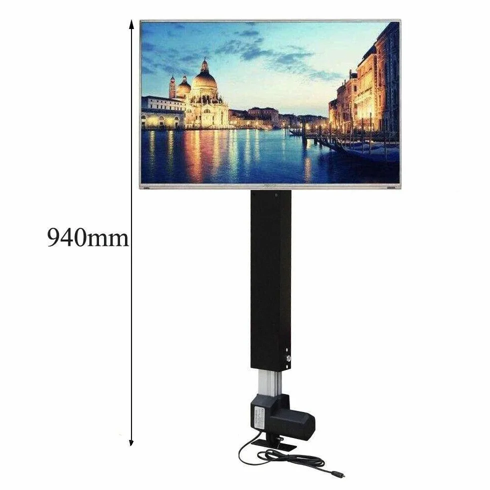 Stojak pod telewizor, elektryczny uchwyt do telewizorów z regulacją wysokości 700 mm, do ekranów plazmowych LCD 26"-57"