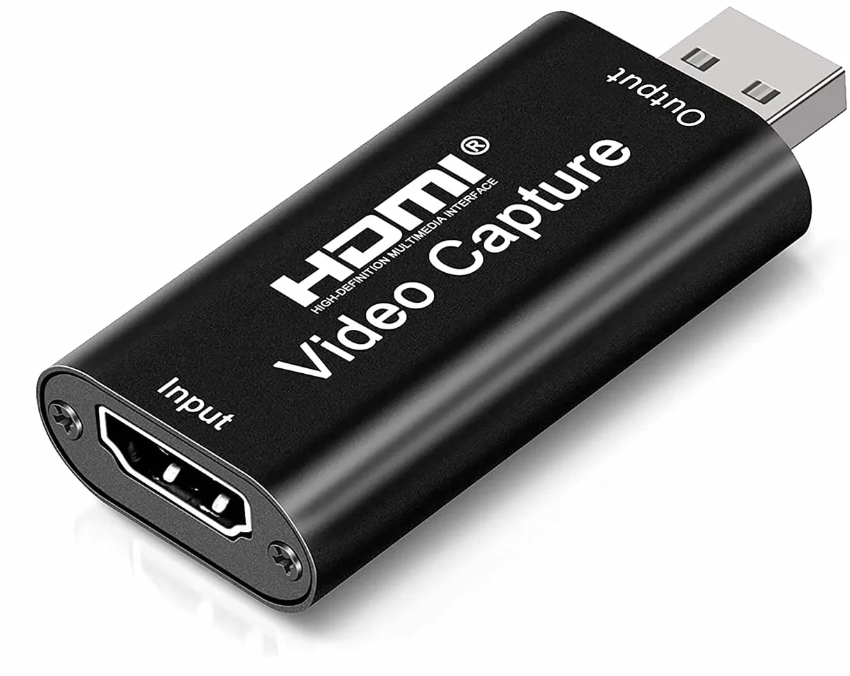 Adapter HDMI do przechwytywania dźwięku wideo 1080p USB przenośny Plug & Play