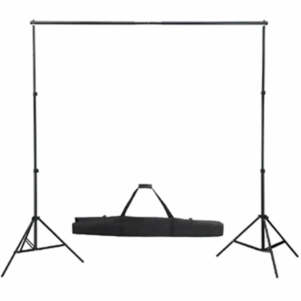 Zestaw do studia fotograficznego z białym tłem 600 × 300 cm, aluminiowy system tła, 2 lampy dzienne 24 W, statyw, parasol, torba do noszenia, oświetlenie do zdjęć, filmów, fotografii produktów
