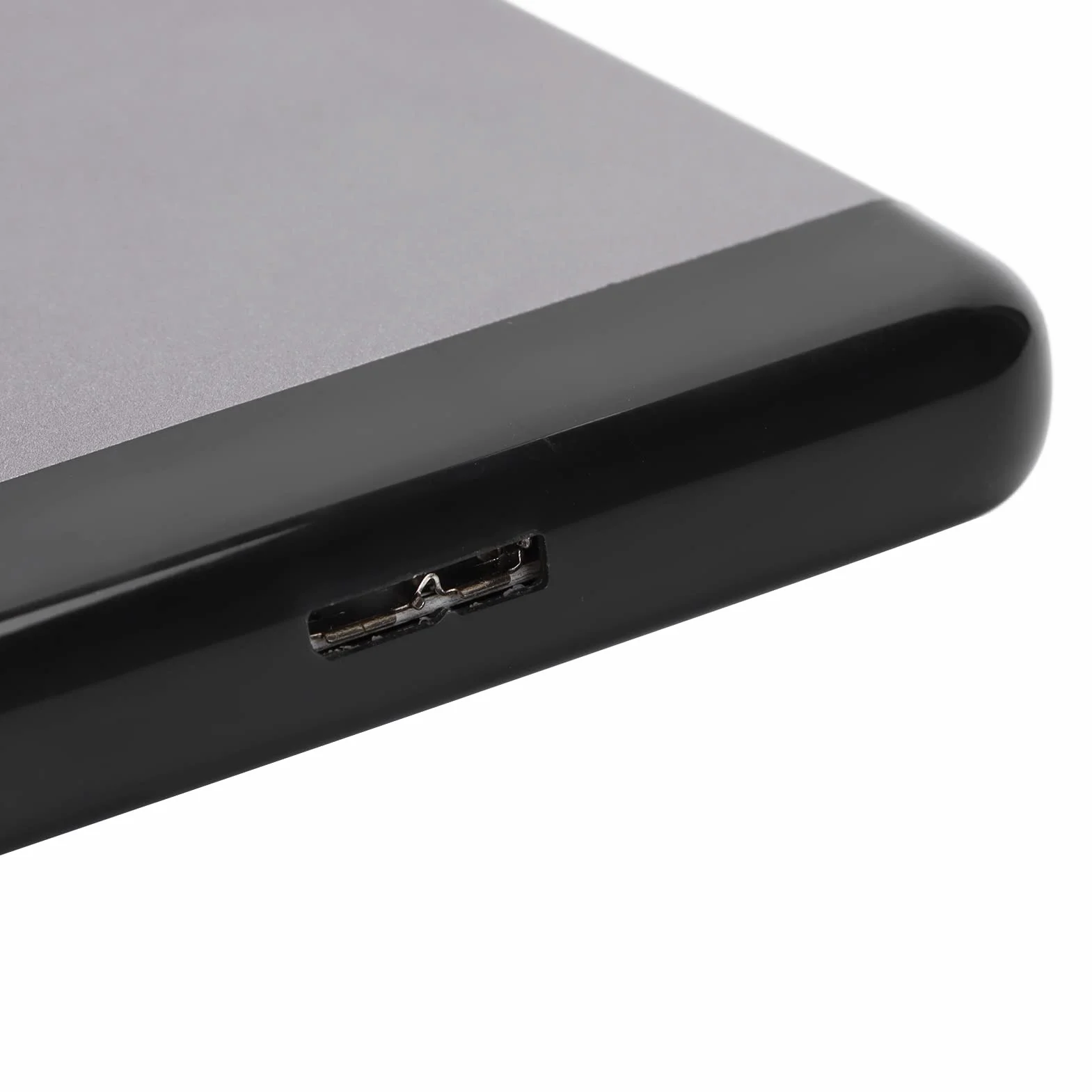 Ultracienki Przenośny Zewnętrzny Dysk Twardy z Aluminium, Duża pojemność, Funkcja Plug and Play, łatwy do Przenoszenia, do Komputerów Stacjonarnych, Notebooków, Komputerów Typu