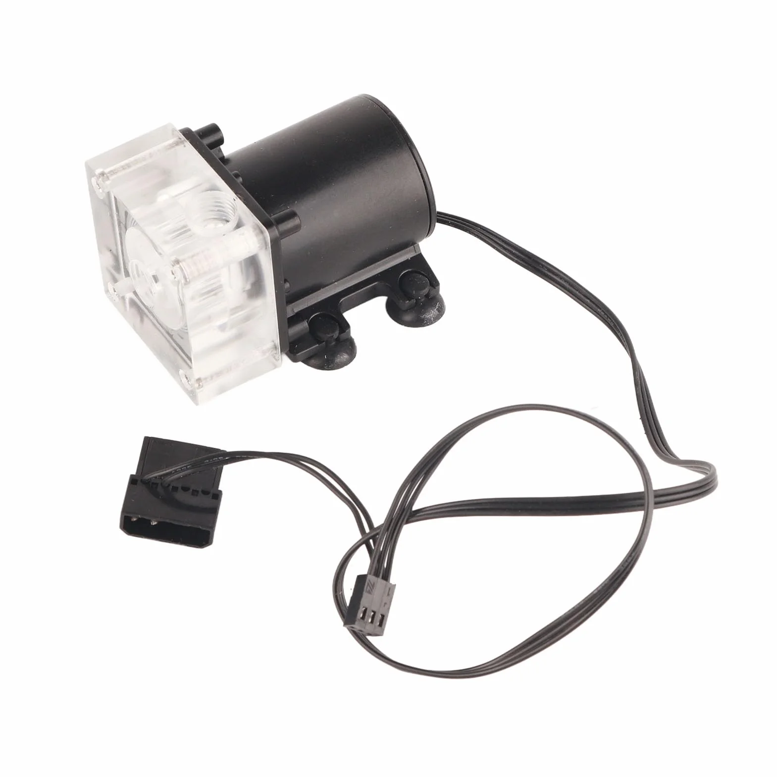AMONIDA Zestaw do Chłodzenia cieczą 240 Mm z miedzianą podstawą Blok GPU Procesora Przezroczysty Zbiornik Akrylowy Podwójne Wentylatory LED do Komputera Stacjonarnego System Chłodzenia wodą