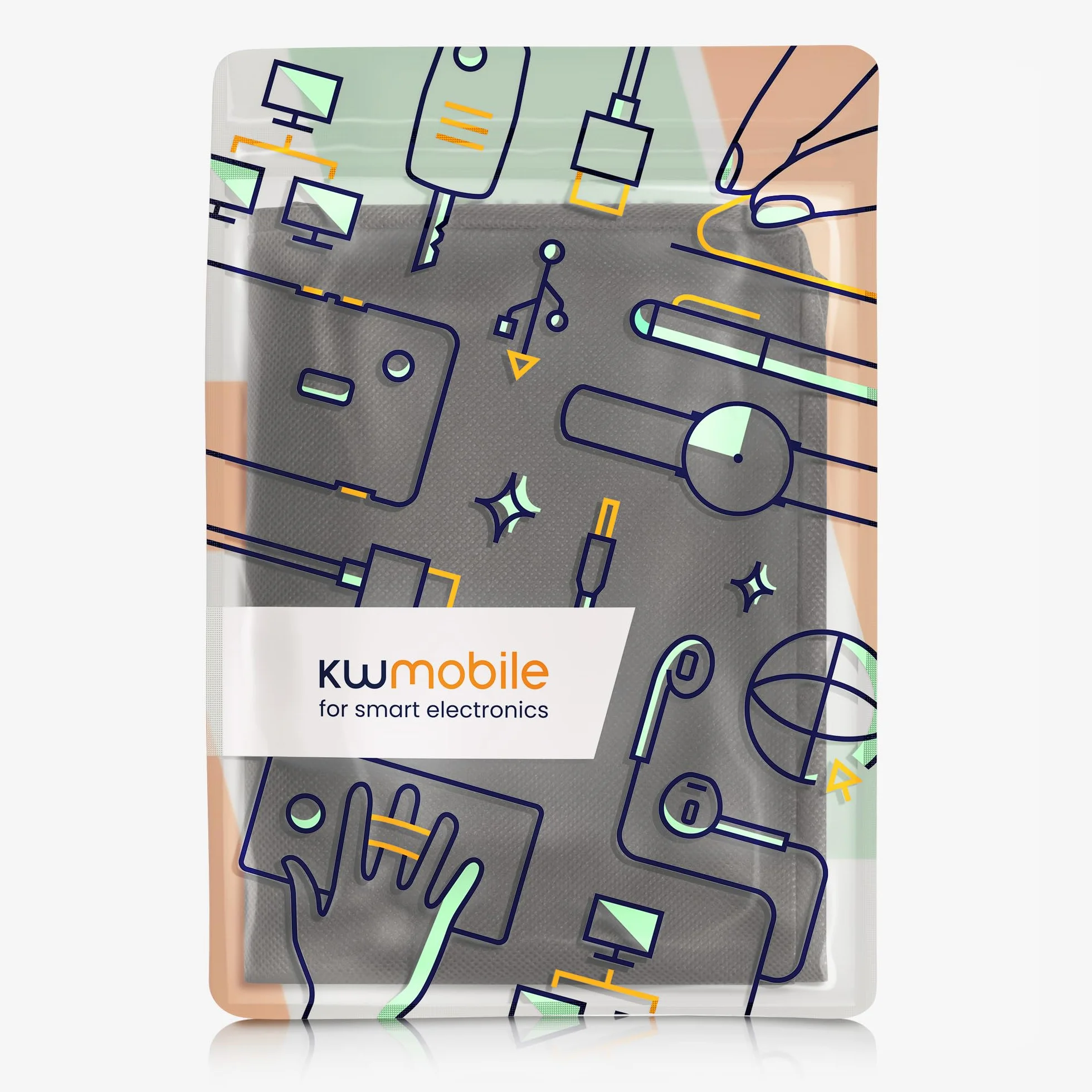 kwmobile Osłona przeciwpyłowa kompatybilna z Brother HL-L3210CW / HL-L3230CDW LED - etui do drukarki - pokrowiec ochronny z tkaniny, ciemnoszary