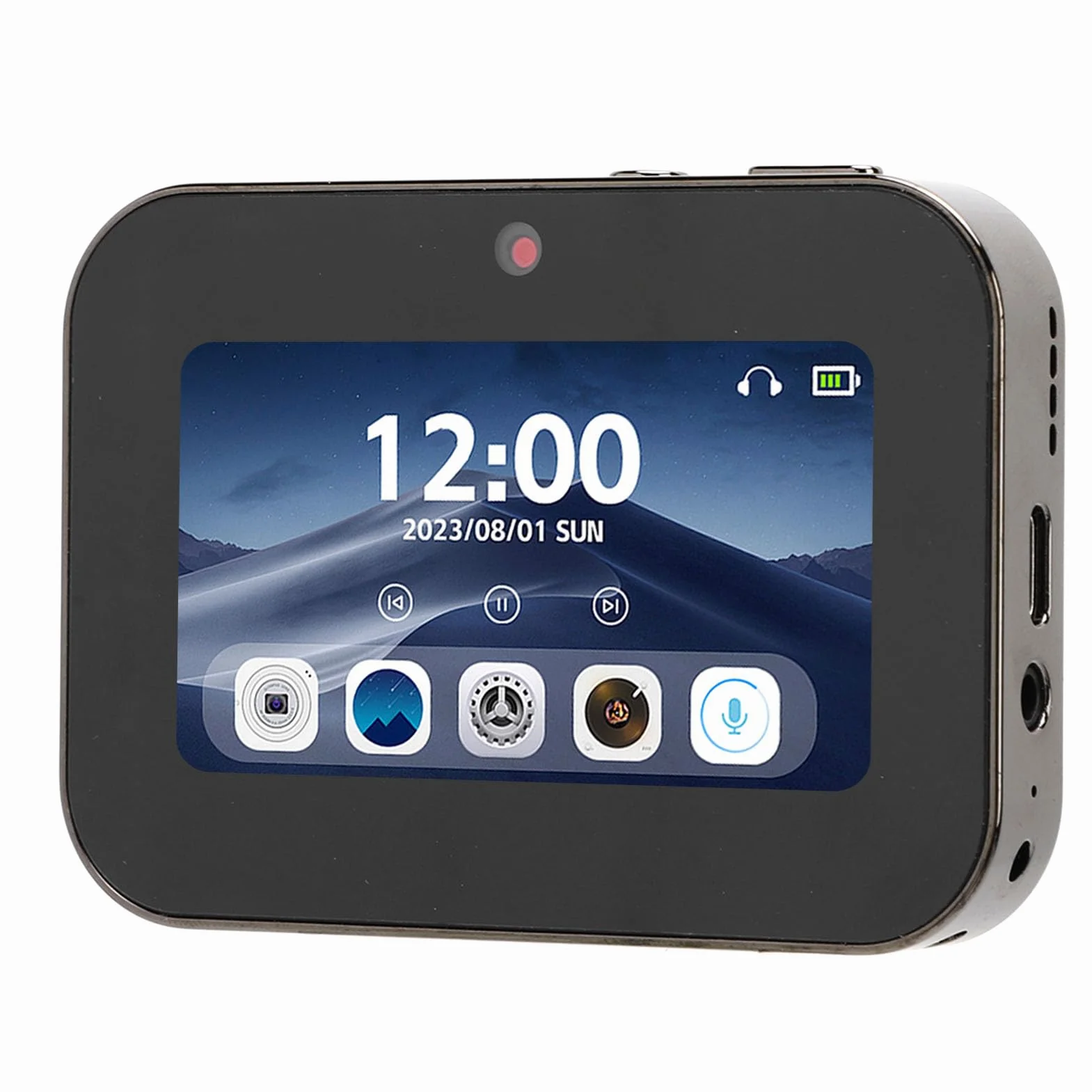 Aparat cyfrowy 64 MP 4K, 10 x teleobiektyw, szeroki kąt 120 stopni, ekran dotykowy 3 cale, fotografia HD, 3600 mAh, obsługa transmisji na żywo, połączenie OTG, odtwarzanie muzyki (czarny)