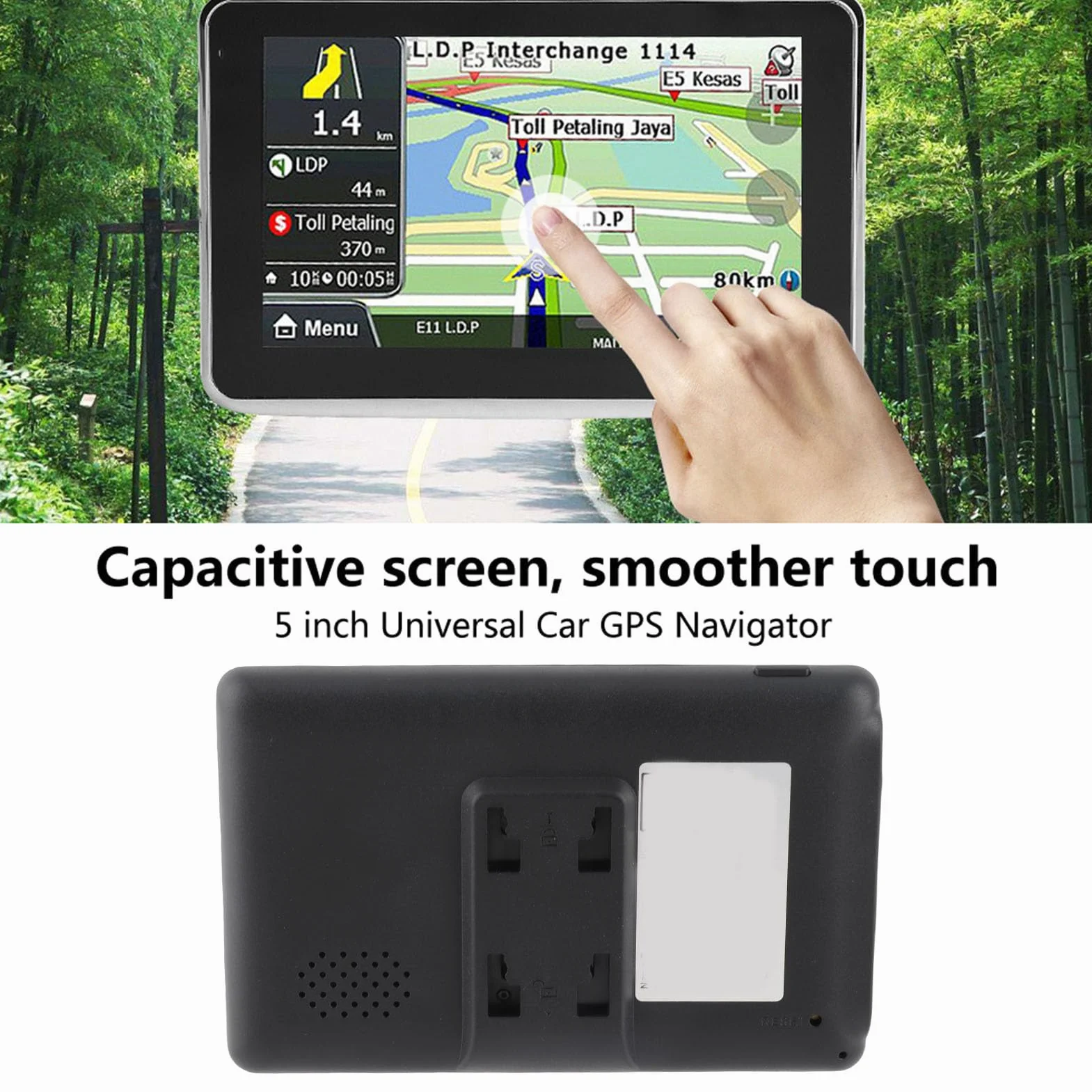 5-calowy Ekran Dotykowy Nawigacja Samochodowa Nawigacja GPS z DDR256M 8G MP3 FM Mapa Europy - Uniwersalny Nawigator GPS,Samochodowy sprzęt owizualny