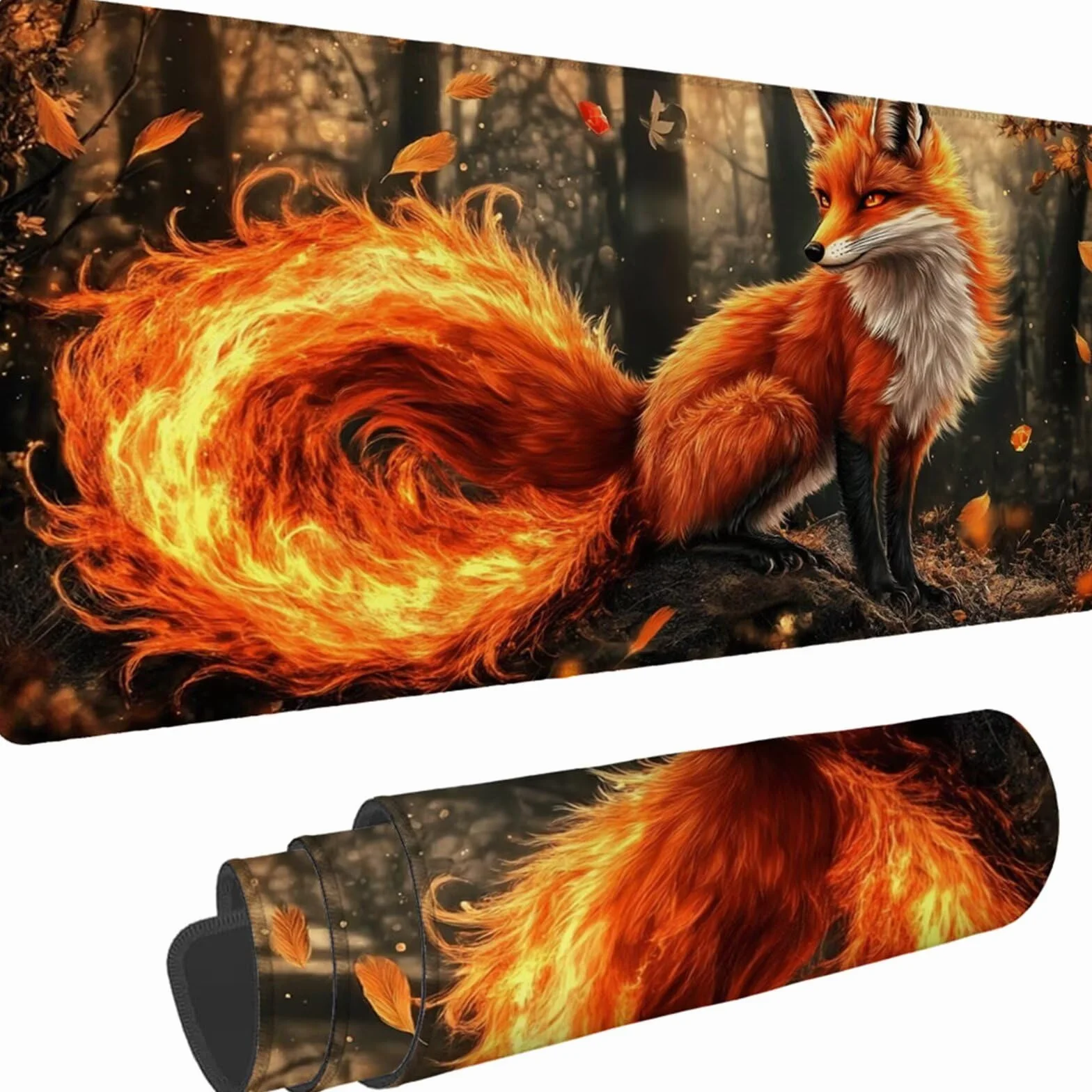 Gamingowa podkładka pod mysz 1200 x 600 x 3 mm, XXL, wodoszczelna, odporna na ścieranie, z przyszytymi krawędziami, podkładka na biurko, poprawia prędkość i precyzję, do komputera, laptopa, komputera