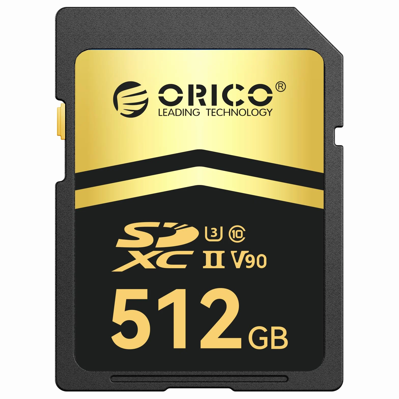 ORICO SD90 karta SD 512 GB, UHS-II, C10, U3, V90, 8K UHD, do 300 MB/s | Karta pamięci SDXC dla profesjonalnych fotografów i profesjonalnych kamer wideo