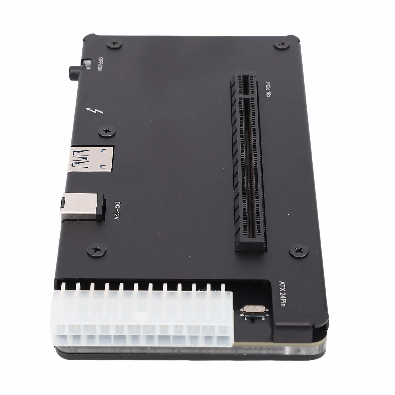 Ausla Zewnętrzna Stacja Dokująca GPU Obudowa EGPU ze Stopu Aluminium z Kablem USB4.0 4 PCIe 16X1 M z gorącą wtyczką do Laptopów Minikomputery i Konsole Przenośne
