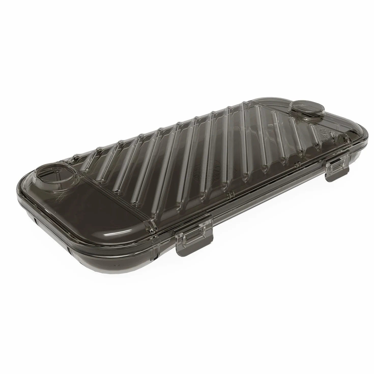 Savage Raven by Skull & Co. Etui ochronne Carrying Storage Box for Nintendo Switch 2: Przenośne smukłe plastikowe etui Full Protection and Hard-Shell - Smoky Black