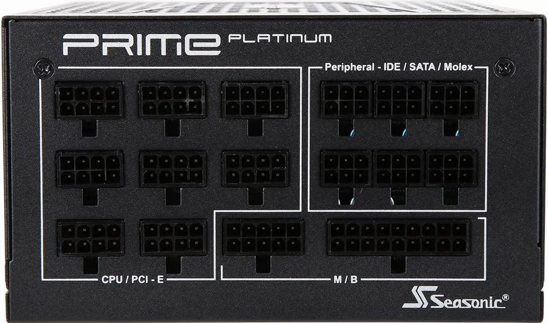 Seasonic Prime Ultra Platinum 1300W (80+Platinum, ATX 12V) Power Supply for Computer/Gaming PC's, 6x PCIe, Cable Management