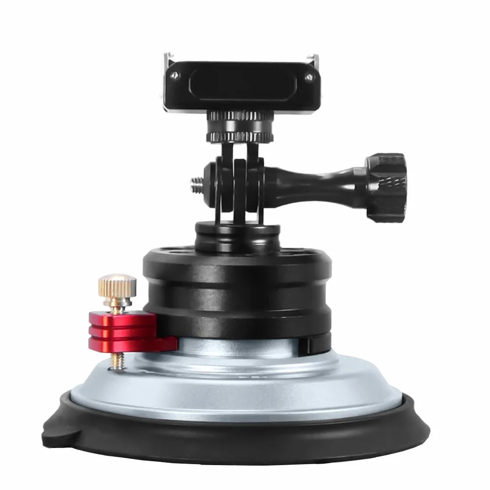 Wspornik kamery z przyssawką 10 cm z siłą ssącą 20 kg, magnetyczny, szybkie zwalnianie, mocny próżniowy uchwyt samochodowy z adapterem montażowym (typ 2)