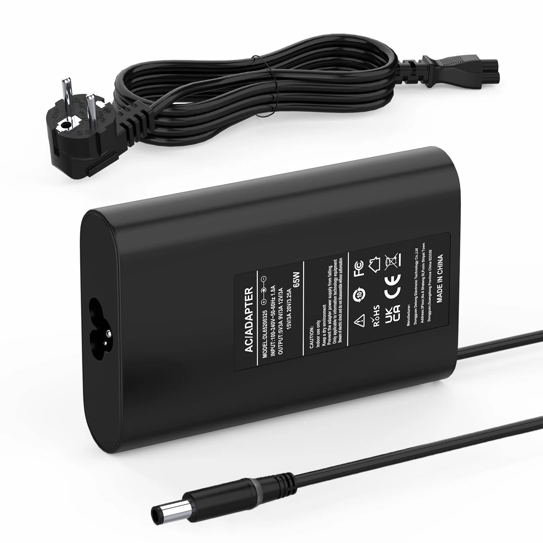 Zasilacz 65W Kompatybilny z Dell Latitude 7490 7480 7280 Ładowarka Adapter