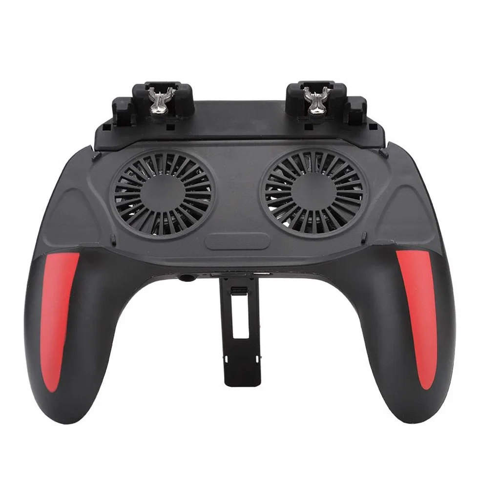 Mobilny kontroler do gier, mobilny gamepad z podwójnym chłodzeniem, rozpraszanie ciepła Joystick wyzwalający grę mobilną do telefonu Double the comfort