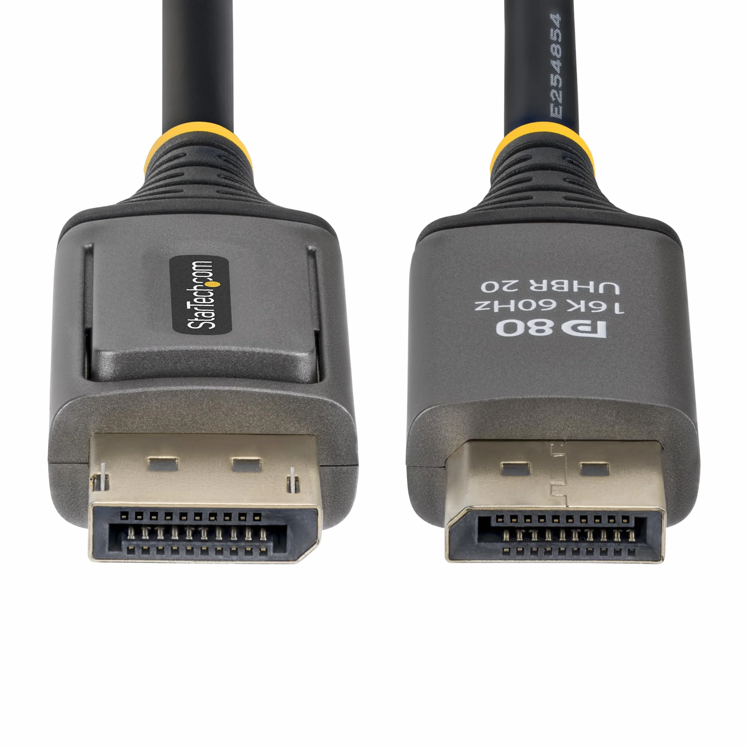 StarTech Kabel DisplayPort 2.1 o długości 2 m, certyfikat VESA DP80, 10K/8K 60 Hz, nieskompresowany, 16K 60 Hz / 8K 240 Hz z DSC 1.2a, kabel monitora DP 2.1