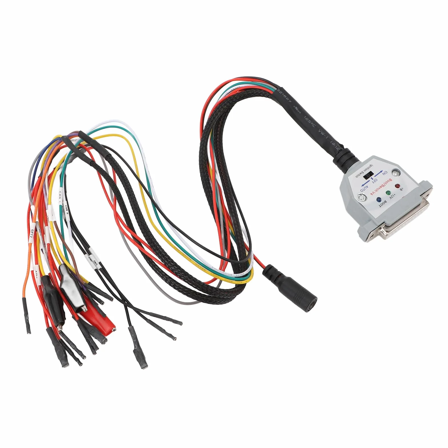 3 Diody LED Kabel ławki Rozruchowej DB25 dla SM2 PRO J2534 VCI Odczyt Zapisu ECU, łatwy w Użyciu, Wygodne Oznaczenia, Wydajny