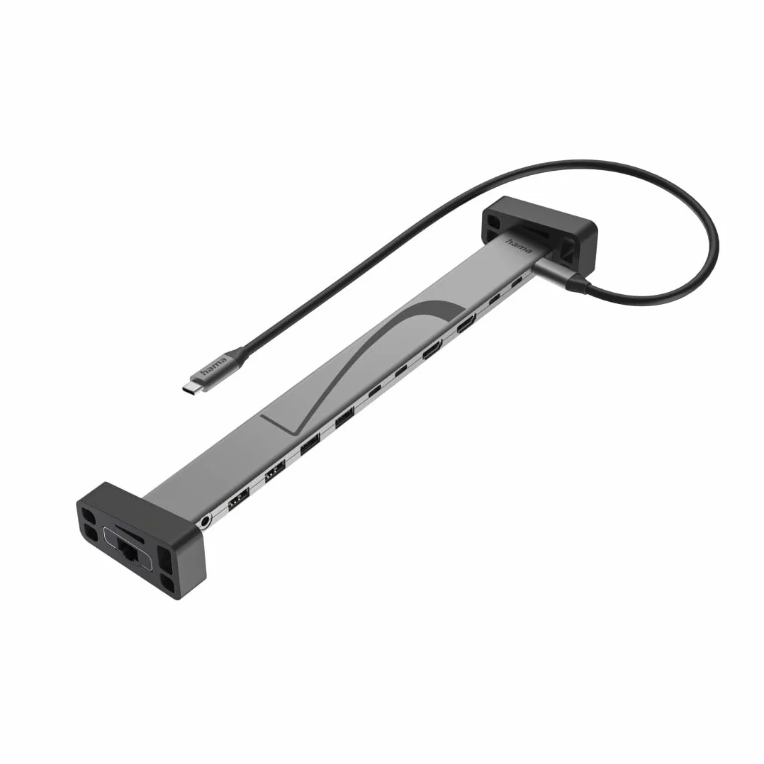Stacja dokująca USB C Connect2Office Work, silikonowe nóżki, 12 portów